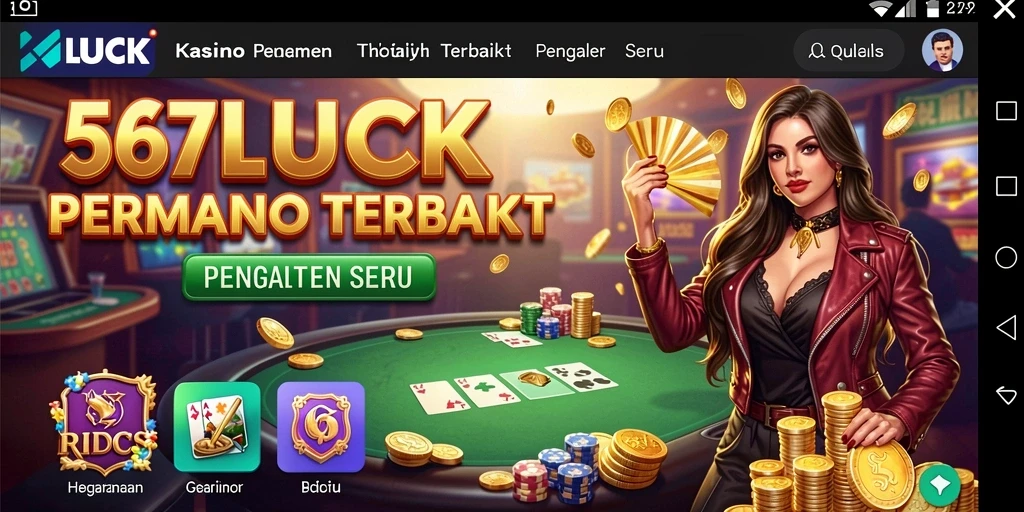 Screenshot gameplay 567LUCK menampilkan fitur permainan slot yang memikat.
