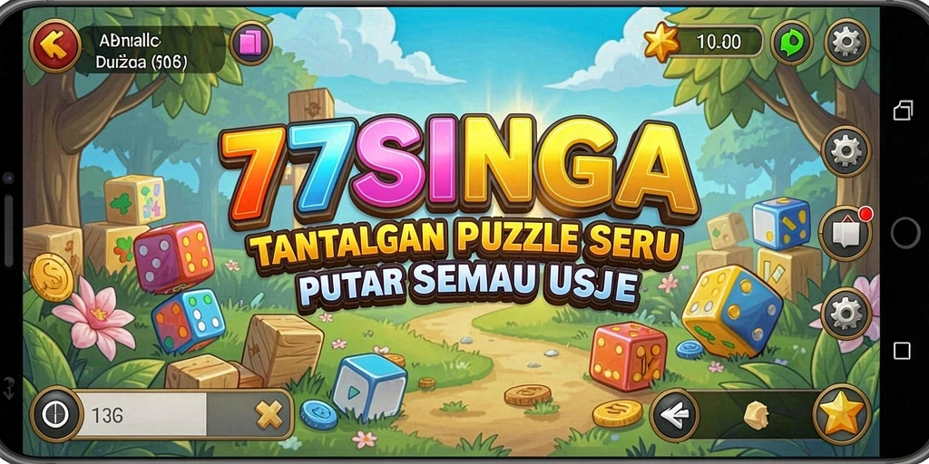 Tampilan gameplay seru dari 77SINGA yang menantang keterampilan puzzle Anda.
