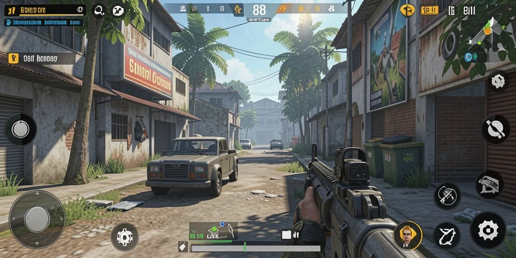 Screenshot utama 8II menampilkan pengalaman gameplay simulation yang mendebarkan.