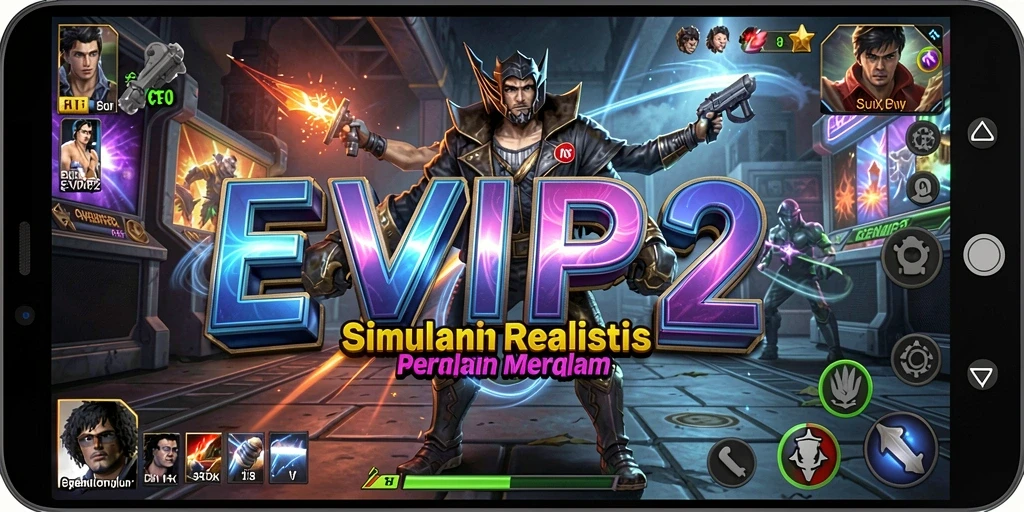 Tampilan gameplay menarik di EVIP2 yang menunjukkan fitur simulasi.