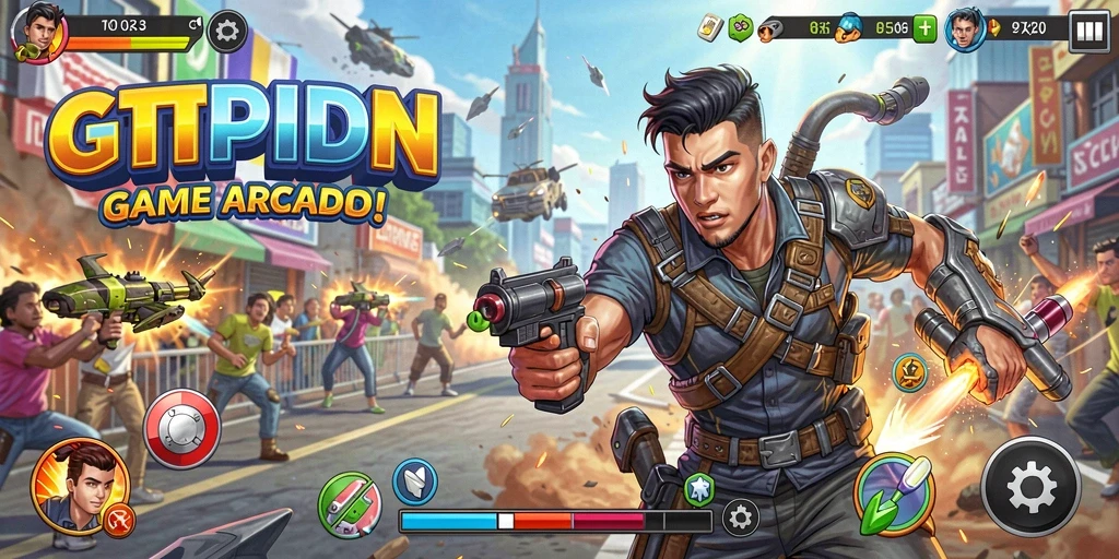 Tampilan gameplay GTPIDN yang seru dan menantang.