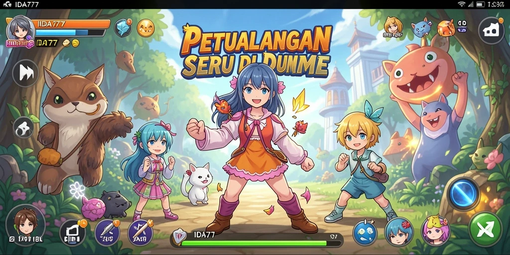 Gameplay yang menakjubkan di dunia anime yang penuh petualangan.