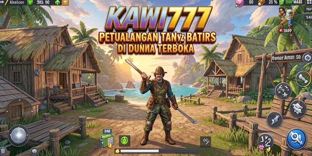 Screenshot KAWI777 menampilkan aksi seru dalam dunia terbuka yang luas.