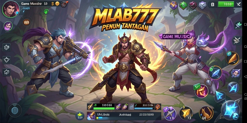 Tampilan gameplay MLBB777 yang seru dan interaktif.