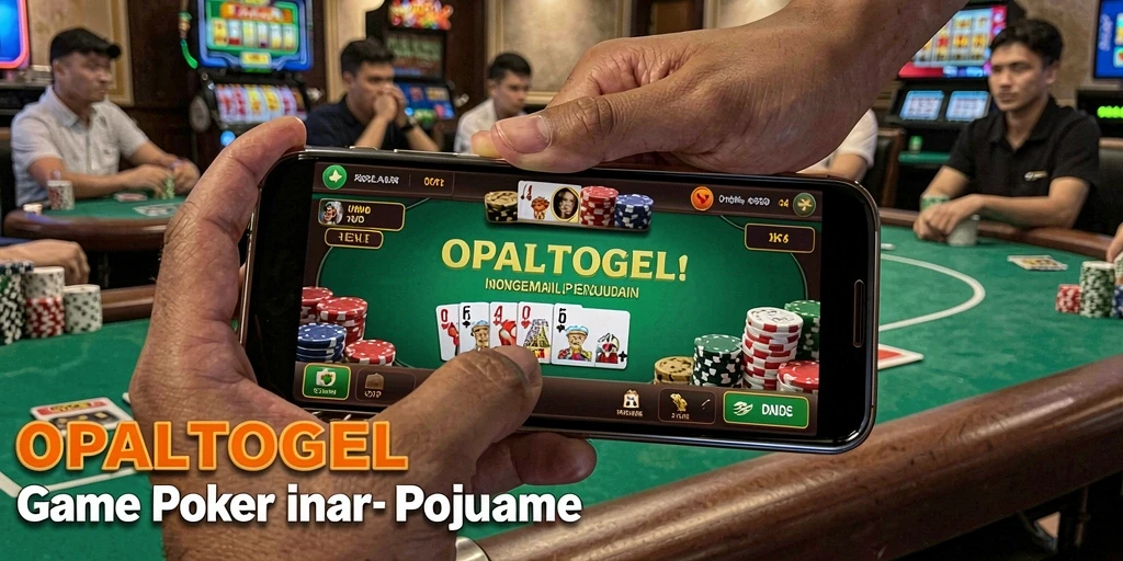 Tampilan gameplay Poker yang menarik di OPALTOGEL.