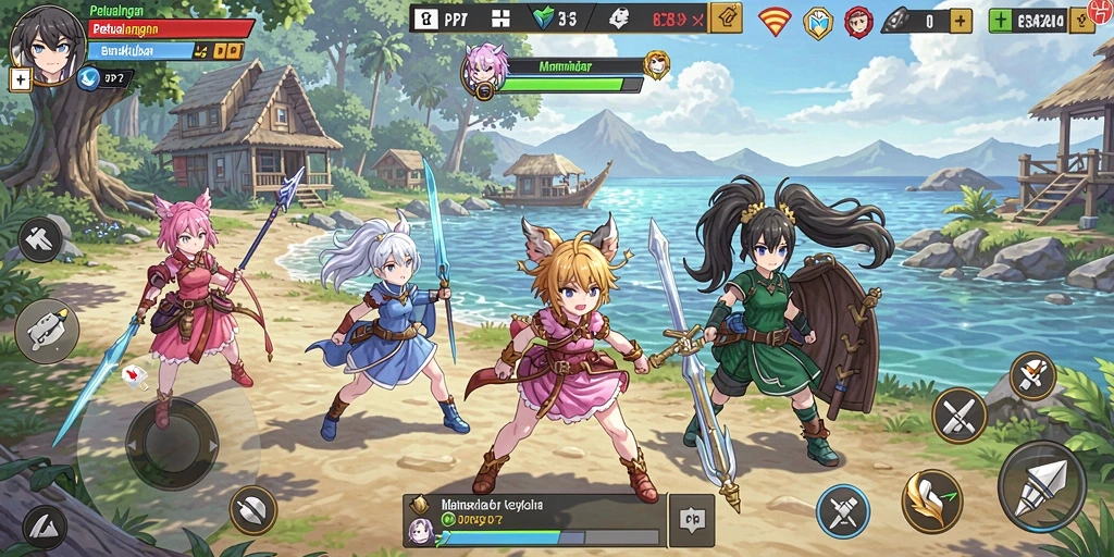 Gameplay PP7 yang menakjubkan dan penuh warna.
