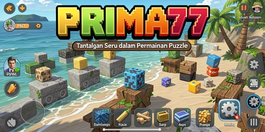 Gameplay seru dari PRIMA77 yang menantang kecerdasan pemain.