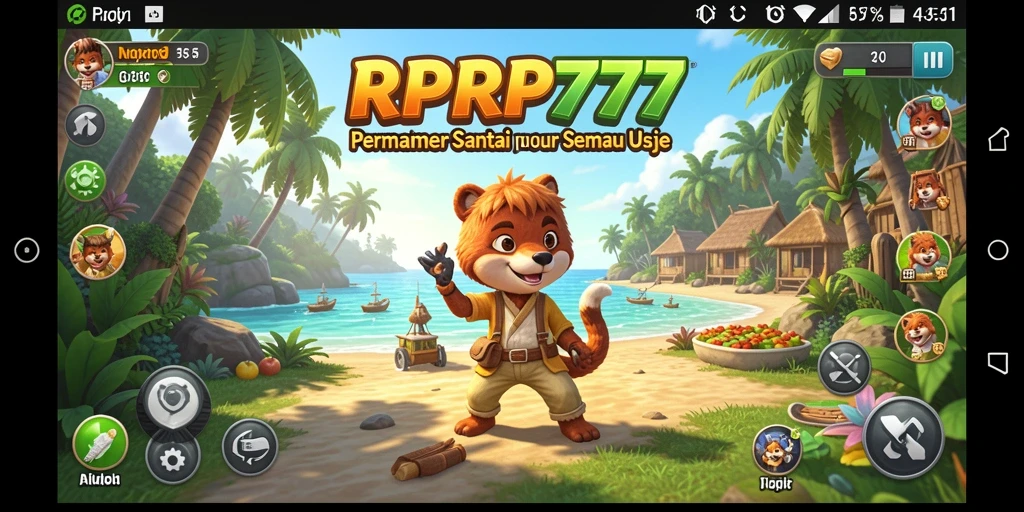 Screenshot RPRP777 menampilkan gameplay yang ceria dan mengasyikkan.