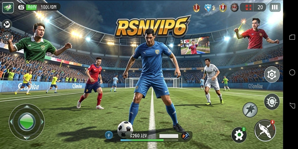 Tampilan gameplay RSNVIP6 yang menegangkan saat pertandingan berlangsung.