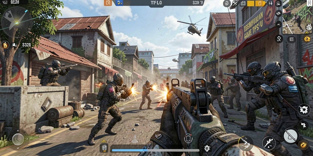Tampilan gameplay seru SE328 dengan pertempuran dramatis.