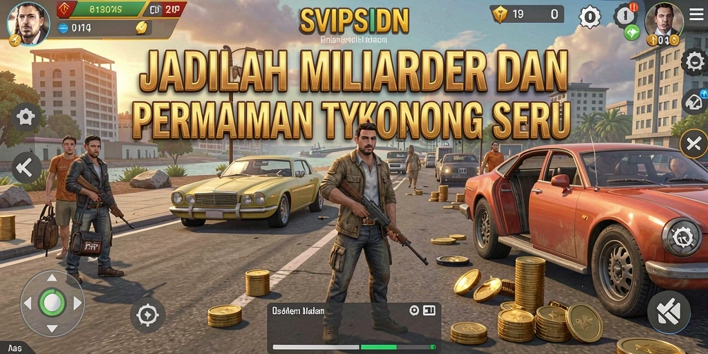 Tampilan screenshot SVIPSIDN menampilkan keseruan bermain Tycoon.