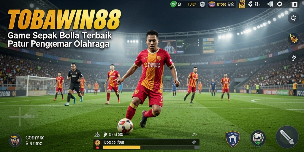 Screenshot gameplay <strong>TOBAWIN88</strong> menampilkan aksi pertandingan yang intens dan menarik.