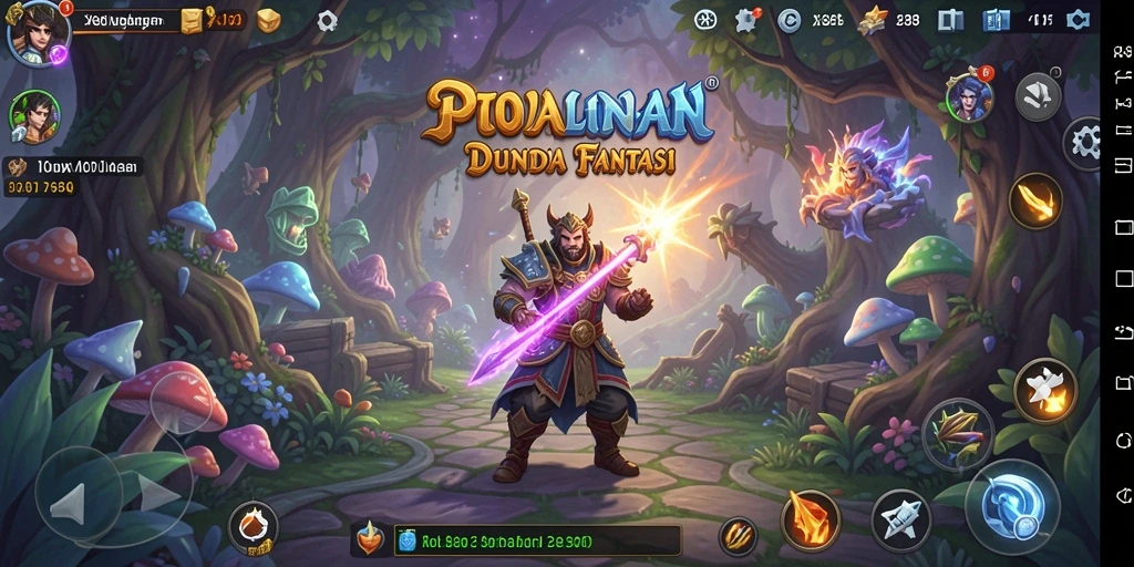 Tampilan gameplay X88 dengan dunia petualangan yang menakjubkan.